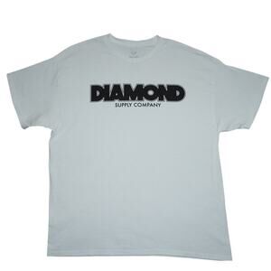Diamond Supply Co. White Graphic Tee – Size XL
